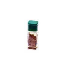 spice oregano in small bottle