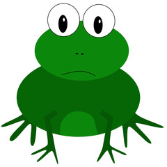 Cartoon frog