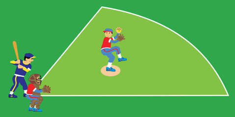 baseball game vector file