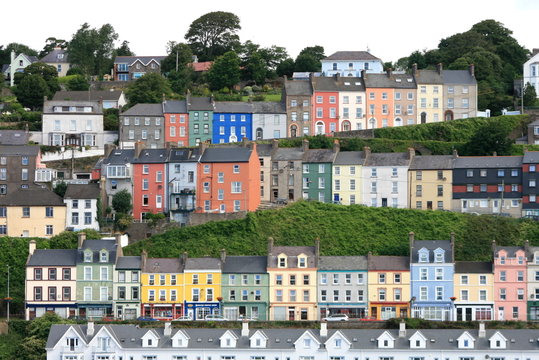 maisons color&eacute;es (irlande)