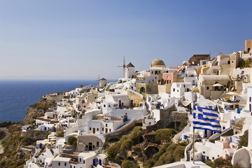 Fototapeta na wymiar Oia, Santorini, Cyklady, Grecja