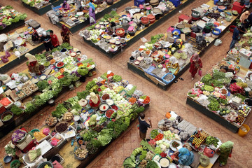 Fototapeta Siti Khadijah Market, Kelantan, Malaysia obraz