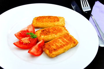 gefüllte teigtaschen , mit käse,kräutern