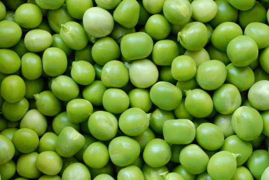 Green peas macro, can be used as a background