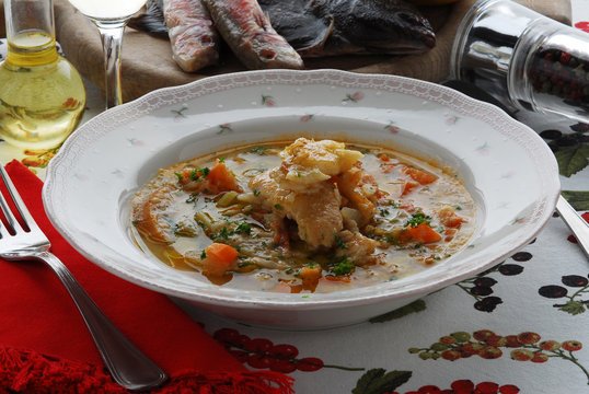 Zuppa di pesce pisana - Primi Toscana