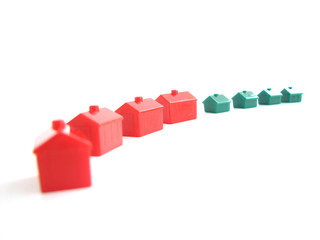 Naklejka premium Houses