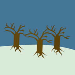 Winter trees