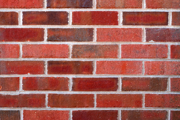 Closeup of brick wall for background use.