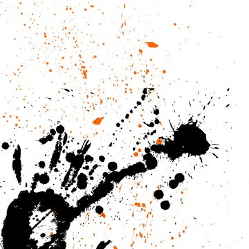 TACHES NOIR ORANGE