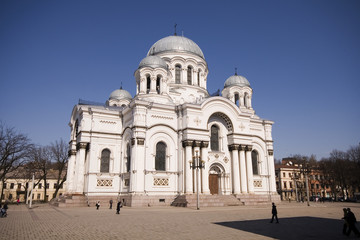 Fototapeta na wymiar Michała Archanioła Kościół, Kaunas, Litwa