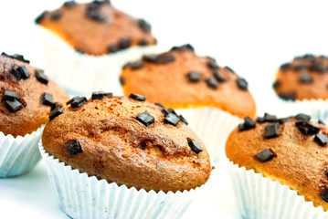 Muffins mit  Schoko-Flocken