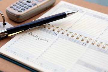 agenda de travail