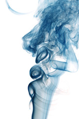Fototapeta premium blue smoke abstract background close up
