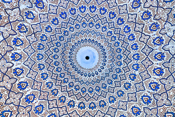 Dome of the mosque, oriental ornaments
