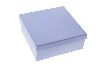 Gift Box on Isolated White Background