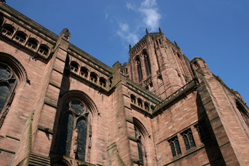 Fototapeta na wymiar Liverpool cathedral