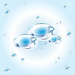 Water Drops (illustration)