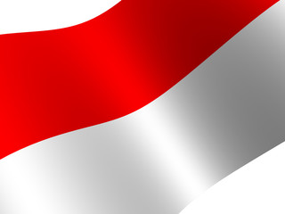 Naklejka premium National Flag. Monaco