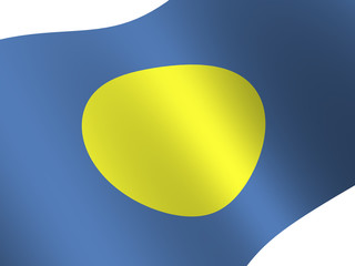 National Flag. Palau
