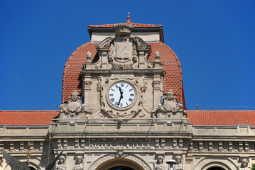 Detail of the Hotel de ville of Cannes