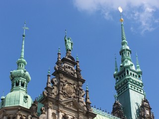 Fototapeta premium Hamburg - Rathaus