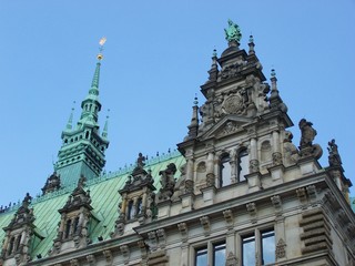 Fototapeta na wymiar Hamburg - Rathaus