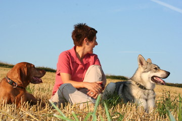 Babette mit Aisha und Siwan 6