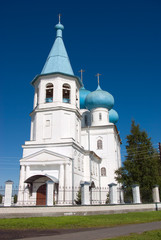 Fototapeta na wymiar Orthodox church.f the Russian.Arkhangelsk