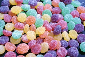 Sugared jelly sweets