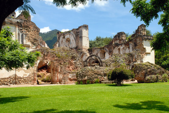 Ruins of La Recoleccion, Church of Antigua Guatemala.