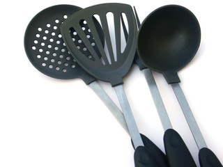 des couverts en silicone