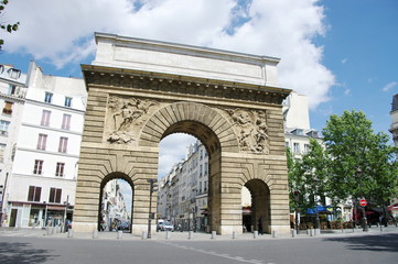 Porte Saint Martin, Paris dixième.