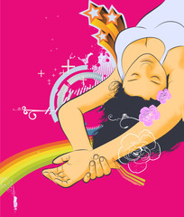 Beautiful young woman