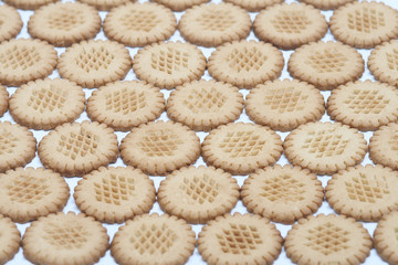 Cookies isolated on white background