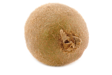 object on white - raw fruit kiwi