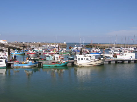 Bateaux de pêche dans le port du Croisic