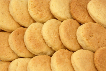 tasty and sweet  cookies as a new background