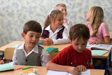 Fototapeta premium School children