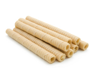 sweet tubules with a vanilla cream
