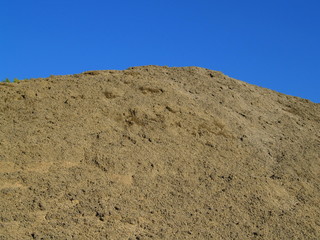 sable et ciel bleu