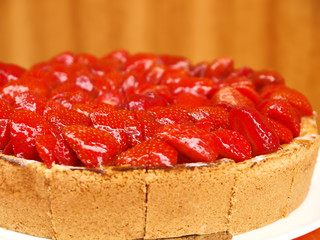 obsttorte, erdbeerkuchen