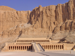Templo de la Reina Hatshepsut - obrazy, fototapety, plakaty