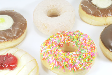 Donuts With a Variety of Assorted Types