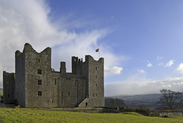 Fototapeta na wymiar Medieval Bolton Castle in Wensleydale