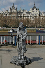 Acteur de rue &agrave; Londres