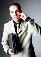 Naklejka premium atractive businesman