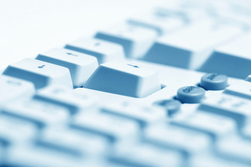 working keyboard macro close up