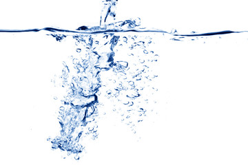water falling close up bubble stream