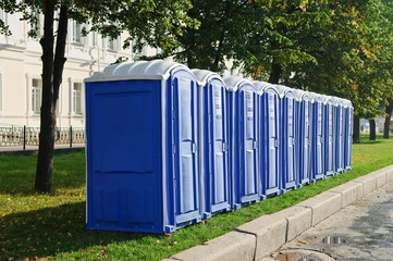 transportable public street toilet