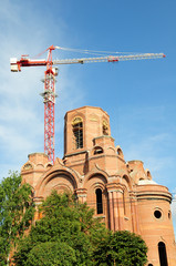 construction site of new church